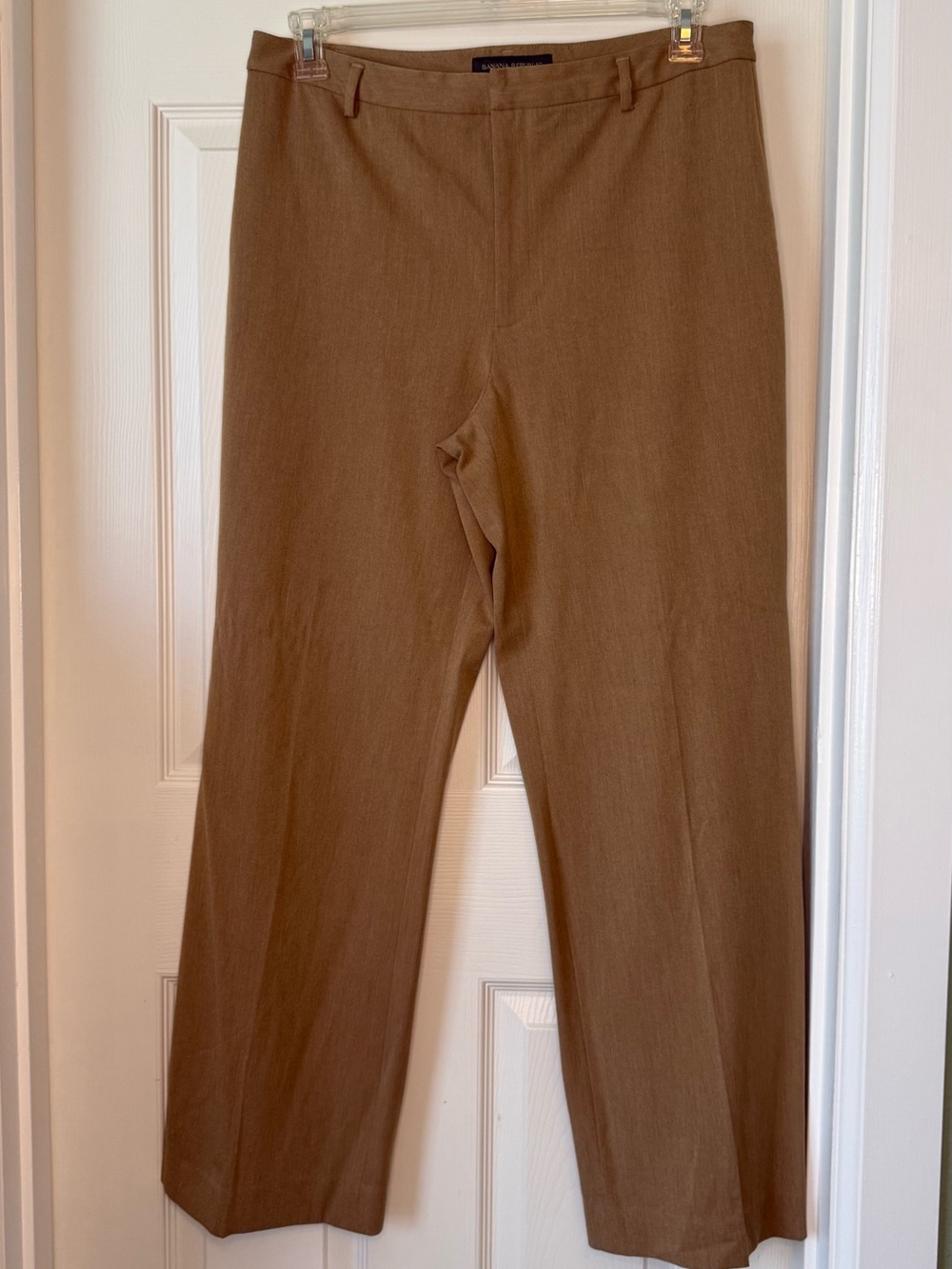 Banana Republic Women’s Camel-Brown Dress Pants 12 Short